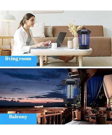Outdoor Waterproof Electric Mosquito Lamp Indoor Mosquito Trap with 20W Powerful Bulb Waterproof Fly Exterminator Household Electric Mosquito Exterminator Backyard Patio - Buy Online on GoSupps.com
