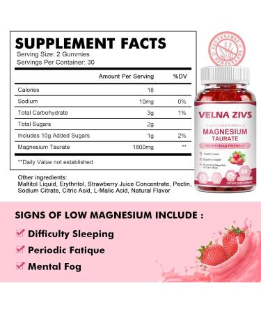 Magnesium Taurate Gummies and Beef Liver Gummies - Buy Online on GoSupps.com