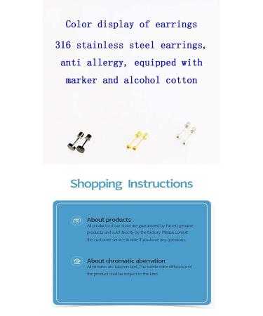 Mushaya Reusable Ear Piercing Gun Kit with 3 Pairs Earrings - Professional Piercing Tool for Adults and Children - Buy Online on GoSupps.com