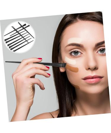 Uonlytech Brow Brush Angled 12Pcs Eyeliner Angled Brow Brush Eyeliner Eyebrow Brush Concealer Brush Makeup Tools 15.5x1.2x0.6cm Black - Buy Online on GoSupps.com