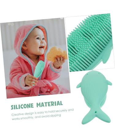 FOMIYES 2pcs Silicone Brush Massage Tool Set | Bath Scrubber for Body, Hair & Toddler | Shower Tool for Baby, Adult & Kids - Buy Online on GoSupps.com