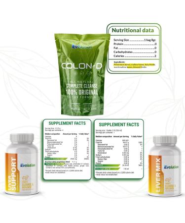 iEvolution Reto21D Detox Liver & Colon 21-Day Challenge - Cleanse Liver and Colon - Buy Online on GoSupps.com