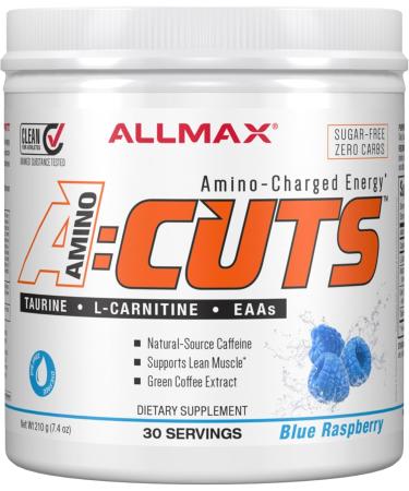 ALLMAX Nutrition - L-Carnitine Liquid + Vitamin B5 - Blue Raspberry - 473 ml & ACUTS - Amino Acid Powder Supplement with Taurine L-Carnitine Green Coffee Bean Extract - Blue Raspberry - 252 g - Buy Online on GoSupps.com