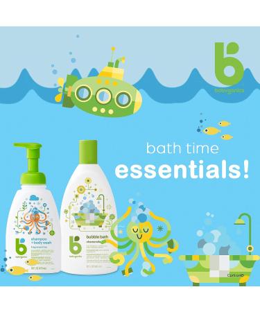 BabyGanics Squeeze & Foam Shampoo + Body Wash Chamomile Verbena 7 oz - Buy Online on GoSupps.com