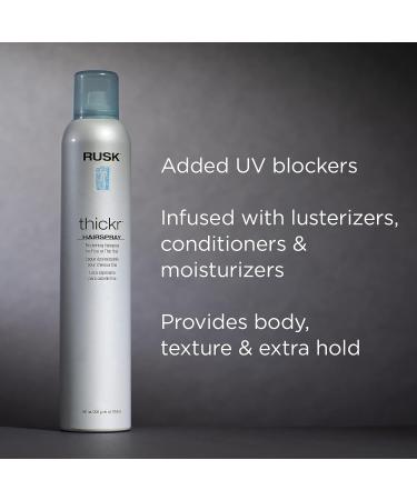 RUSK Extra-Hold Thickening Hairspray - Protects Color-Treated Hair - 10.6 Ounce - Buy Online on GoSupps.com