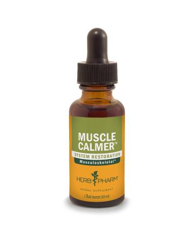 Herb Pharm Muscle Calmer Liquid Herbal Formula for Musculoskeletal System Support - 1 Ounce 1 Fl Oz (Pack of 1)