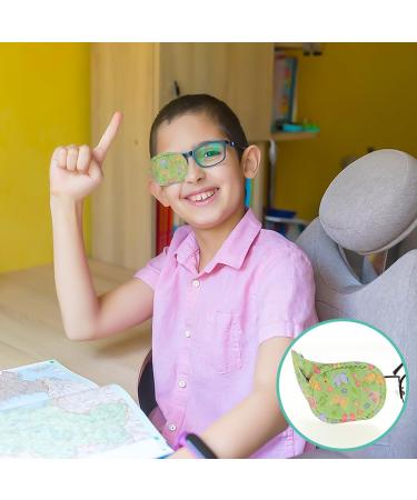 Eye Patches for Glasses - 10 Pcs Colorful Light Blocking Reusable Designs for Lazy Eye & Amblyopia - Buy Online on GoSupps.com