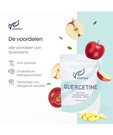 Querc tine - 60 g lules - 500mg - Buy Online on GoSupps.com