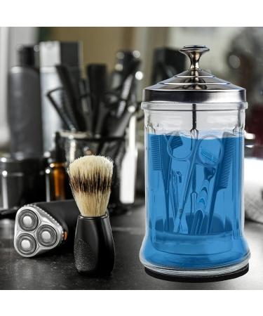 33 Oz Disinfectant Barber Jar with Removable Basket - Glass Container for Salon Supplies (33 Ounce) - Buy Online on GoSupps.com