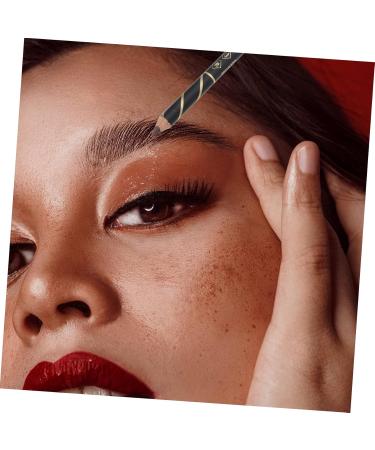 Healvian 32 Pcs Two-in-one Eyebrow Pencil Eyebrow Liner Black Eyebrow Pencil Eyebrow Makeup Tools Wooden - Buy Online on GoSupps.com