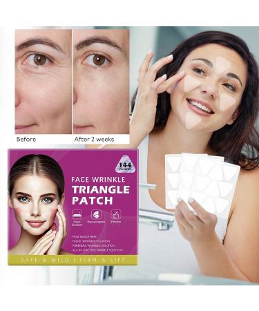 Facial plasters moisturizing firming 144 pieces caring lotion for temples forehead lips neck wrinkles - Buy Online on GoSupps.com