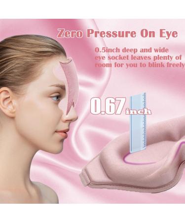 3D Contoured Eye Mask for Lash Extensions - Comfortable Sleeping Mask for Travel & Meditation - Buy Online on GoSupps.com