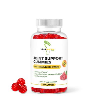 Joint Support Chewable Gummies Extra Strength with Glucosamine & Vitamin E  Natural Joint & Flexibility Support  120 Gummies