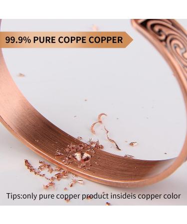 Buy Magnetic Copper Bracelet - Retro Fashion Copper Magnetic Therapy Energy Bracelet for Wellness - Buy Online on GoSupps.com