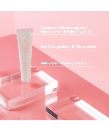 Feminera Hyaluron Eye Serum - Anti-Wrinkle Eye Cream for Dark Circles Puffiness & Bags - 15ml (1 Pack) - Buy Online on GoSupps.com