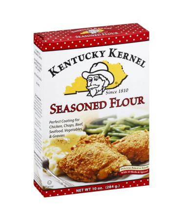 Kentucky Kernel Seasoned Flour, 10 Ounce (Pack of 6) Seasoned Flour 10 Ounce (Pack of 6)