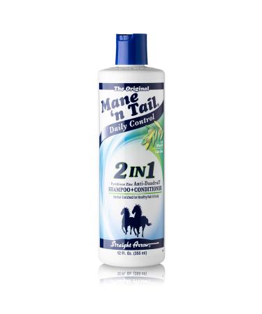 Mane N Tail Daily Control 2 in 1 Anti-Dandruff Shampoo and Conditioner, 12 Ounce