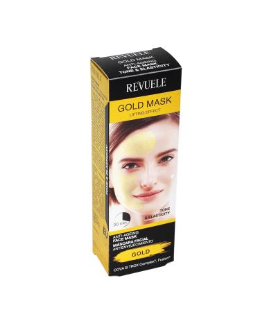 Revuele AntiAGE ML Active Face Mask - Muscle Tone & Elasticity Lifting Effect with Vitamin Complex - Gold Facial Cleaner 80ml - International Shipping Available - Buy Online on GoSupps.com