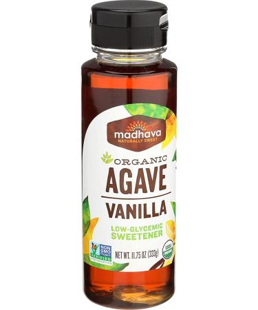 Organic Agave Vanilla Sweetener - Madhava Natural, 11.75 oz (333 g) - Buy Online on GoSupps.com