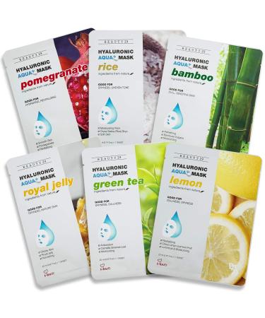 BEAUTY29 Hyaluronic Aqua Plus Essence Facial Sheet Mask Combo - 18 Sheets (Value Set) - Buy Online on GoSupps.com