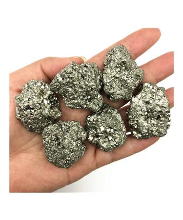 1pc Natural Iron Pyrite Cluster Crystal Stone Rough Display Specimen Minerals Natural Quartz Crystals for Decoration Stone Generator Full of Texture