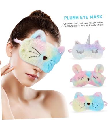FOMIYES 15 Pcs Unicorn Eye Masks - Soft Reusable Blindfolds for Sleep & Travel | Cute Animal Face Sleep Masks - Buy Online on GoSupps.com