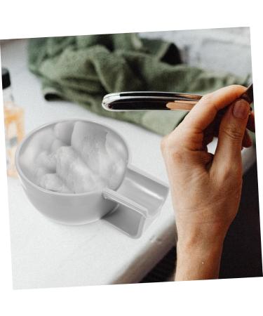 Angoily Shaving Foam Shell - Travel Beard Soap Bowl Razor Brush Mug & Hand-held Cup for Men - Perfect for Hairdressers & On-the-Go Shaving - Buy Online on GoSupps.com