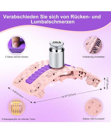 Back Extensor 2024 - Adjustable Multi-Level Spinal Support with Massage Wheels for Herniated Discs & Scoliosis - Neck & Back Pain Relief - Buy Online on GoSupps.com