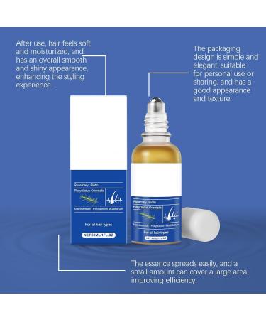 Essence capillaire roll-on la biotine et au romarin 30 ml. Nourrit les follicules pileux prot ge le cuir chevelu et donne du volume aux cheveux. Formule l g re. 1pcs - Buy Online on GoSupps.com