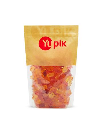 Yupik Fruit Gummy Bears Natural Colors & Flavors 1 kg Gluten-Free Made From Fruit Juice Chewy & Soft Gummies Fun Treat Sweet Candy Delicious Snack Ideal for Gifting Holidays & Baking Fruit Bears 1 kg (Pack of 1)