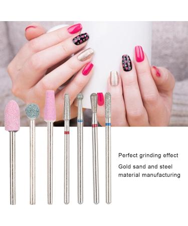 Kuuleeyn 6-Piece Nail Drill Set - Multifunctional Electric Manicure Tool for Nails Glass & Plastic | Perfect for Nail Art - Buy Online on GoSupps.com