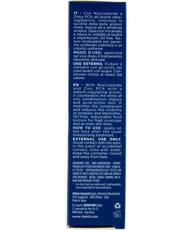 Rilastil Defense Make Up MATT Corrective Foundation with sebum-regulating action. Shade 01 30 ml - Buy Online on GoSupps.com