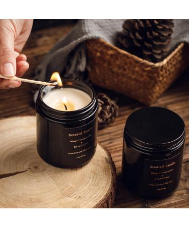 Sandalwood Candles for Men | 100% Natural Pine Scented Candles - Non Toxic Aromatic Home Fragrance 7oz Velas Arom ticas - Buy Online on GoSupps.com