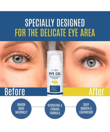 Revitalize Your Eyes: Eye Gel with Plant Stem Cells & Matrixyl 3000 - Smooth Fine Lines Eliminate Dark Circles & De-puff Bags - Buy Online on GoSupps.com