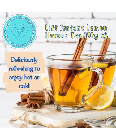 Lift Instant Lemon Flavour Tea 150g x3 - Energize Your Day with Zesty Refreshment - Buy Online on GoSupps.com