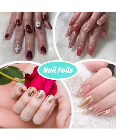 Buy LoveOurHome 30 Sheet Metallic Nail Foils - Marble & Flower Transfer Stickers for Stunning Nail Designs | Gold & Silver Foil Wraps | International Shipping Available - Buy Online on GoSupps.com