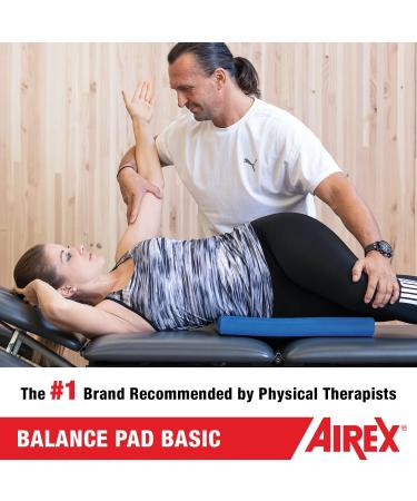 AIREX Balance Pad - Stability Trainer for Physical Therapy, Exercise & Core Training | Non-Slip Closed Cell Foam | Blue - Buy Online on GoSupps.com