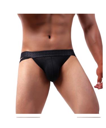 Arjen Kroos Men's Jockstrap Underwear Breathable Translucent Athletic Supporter A2-black-ak2102 XX-Large