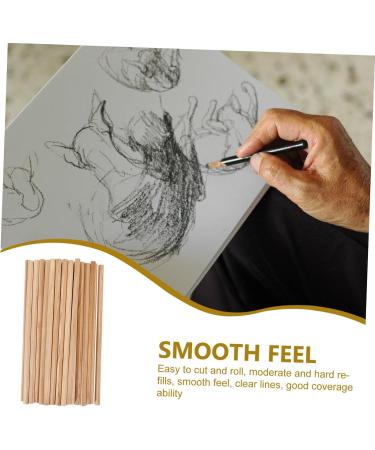 Lurrose 100 Pcs Pencil School Stationery Sketching Painting Tools Bean Sprouts Student Use Natural - Buy Online on GoSupps.com