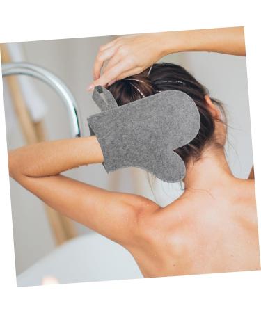 Moufles De Bain Exfoliants Pour Sauna Et Bain En Feutre Doux Pour Laver Le Corps Et liminer Les Peaux Mortes - Buy Online on GoSupps.com