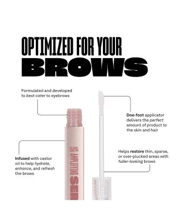 Babe Original Brow Amplifying Serum with Castor Oil & Biotin for Thicker Eyebrows | Repairing Amino Acids | 1 Pack - Buy Online on GoSupps.com