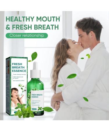 (Most Gifted) 1/2/3Pcs Fresh Breath Essence - Natural Breath Freshening Drops | Fresh Breath Oral Care Essence | Bad Breath Treatment for Adults | Peppermint Mouth Freshener for Travel - 30ml (2Count (Pack of 2)) - Buy Online on GoSupps.com