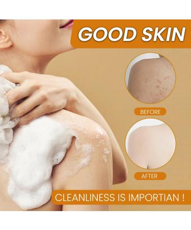  LinBomZony Lemon Turmeric Soap for Face & Body - Natural Brightening Soap with Turmeric Extract - Removes Impurities and Rashes - Moisturizes Dry Skin and Skin - 2 Pack - Buy Online on GoSupps.com