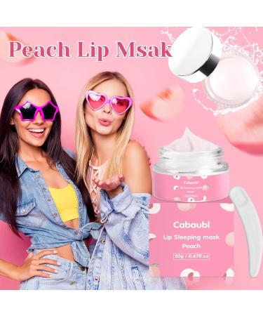 EOGRFW Lip Sleeping Mask Moisture Lip Mask Overnight Night Repair Sleeping Lip Balm Sleeping Lip Butter Balm to Moisturize & Nourish Dry Cracked Lips Lip Treatment Mask Peach Lip Mask(20g 0.7 oz) - Buy Online on GoSupps.com