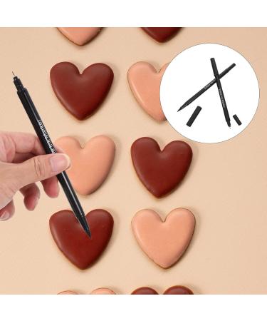 Luxshiny Edible Food Pen 2pcs Edible Markers Food Writers for Decorating Fondant Cakes Easter Eggs Painting Drawing Writing Black - Buy Online on GoSupps.com