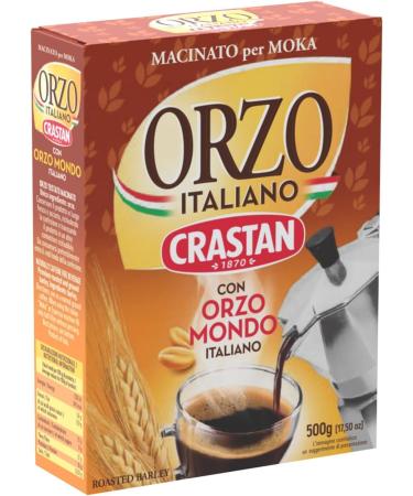 Crastan - Orzo Tostato Macinato Speciale Per Moka Orge convient pour cafeti re Moka 3x 500g + Italian Gourmet polpa 400g - Buy Online on GoSupps.com