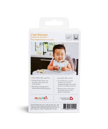 Munchkin C'est Silicone Training Cup with Straw 4oz - Mint | Babies and Toddlers 6+ Months - Buy Online on GoSupps.com
