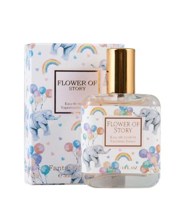 Flower Story Girl Cute Student Ladies Perfume Light fragrance Lasting fresh 1oz (dream OZ) 0.2 Ounce (Pack of 5) 0.2 Ounce (Pack of 5) dream