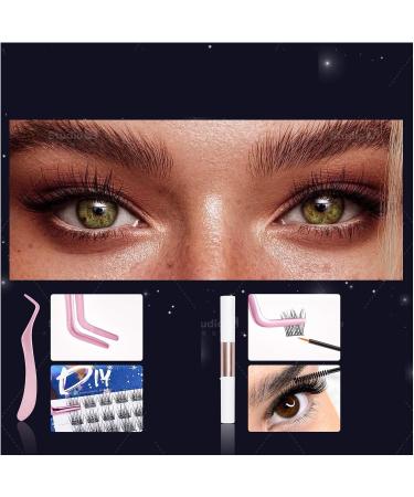 False eyelashes set mascara eyelash glue set for beginners reusable(3) - Buy Online on GoSupps.com