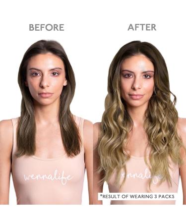 Ombr Walnut Brown to Ash Brown & Blonde Tape Extensions - 20pcs 50cm Remy Real Hair | Silky Straight Invisible Skin Weft - Buy Online on GoSupps.com